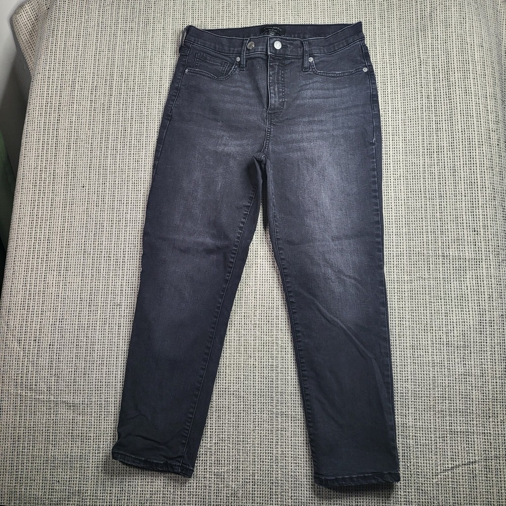 Banana Republic Womens Jeans 29/8 Black High Rise Skinny Slim‎ Denim